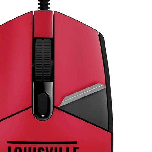University of Louisville Cardinals Striped G203 Prodigy RGB Wired Gaming Mouse Skin